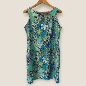 Laura Petites Floral 80s Cocktail Dress